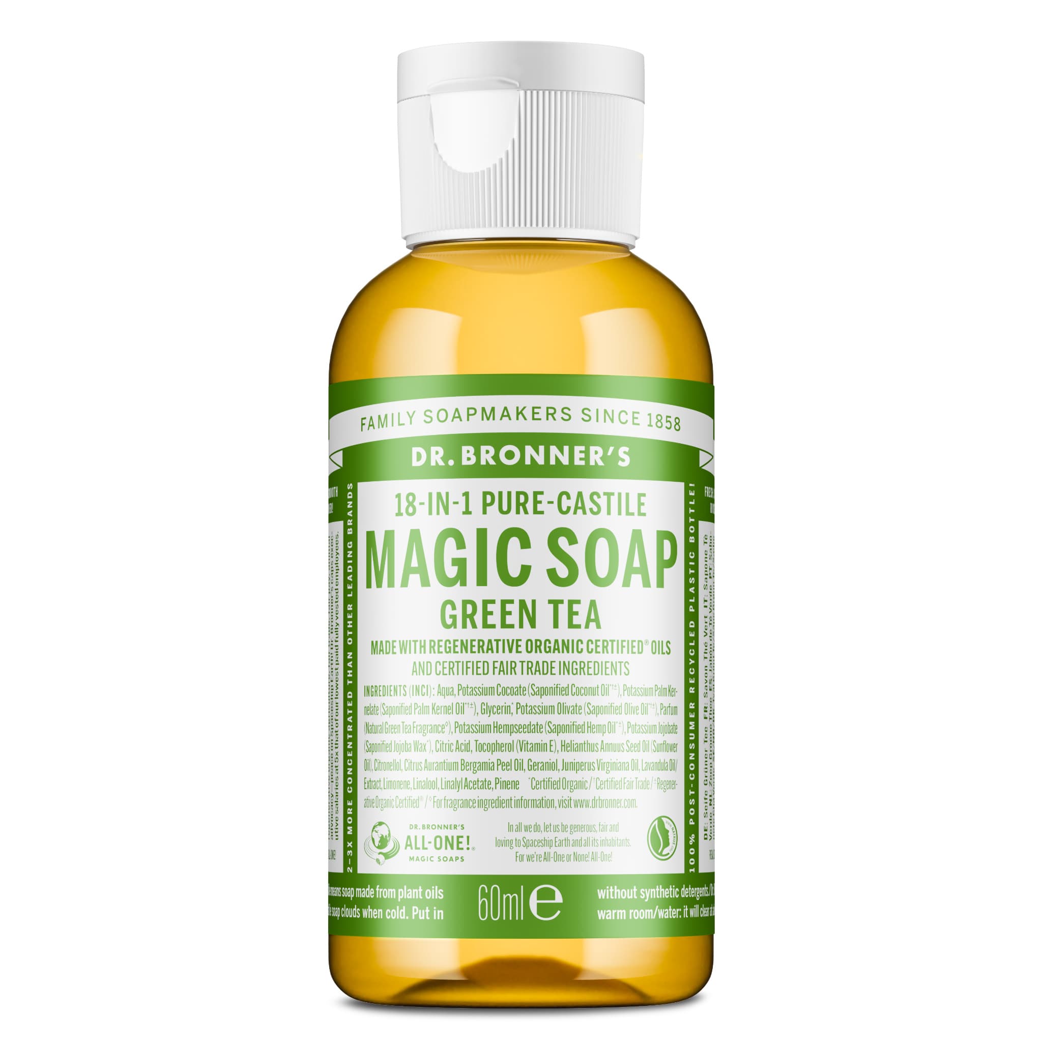 Dr. Bronner's Magic Soap Green Tea 60 ml