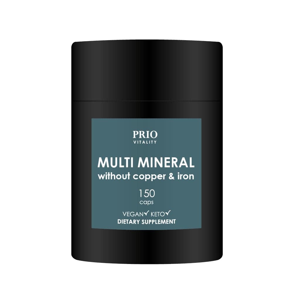 Prio Vitality Multi Mineral without Copper & Iron 150 kapslar