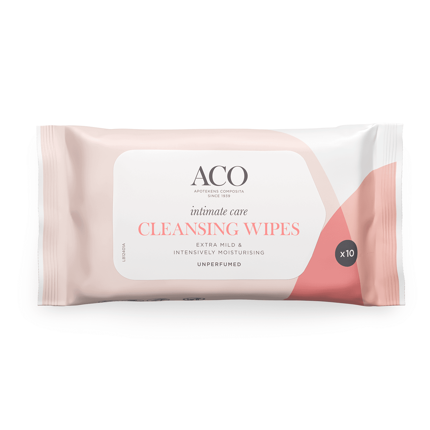 ACO Intimate Care Cleansing Wipes Parfymfri Intimrengöringsservetter 10 st