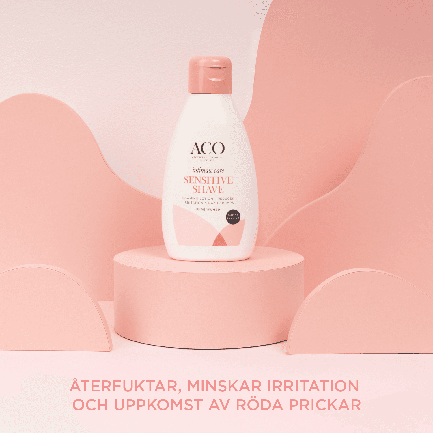 ACO Intimate Care Sensitive Shave Intimrakning Lotion 200 ml - produktbild 3