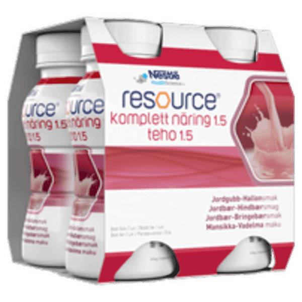 Resource Komplett Näring Hallon-Jordgubb 4 x 200 ml