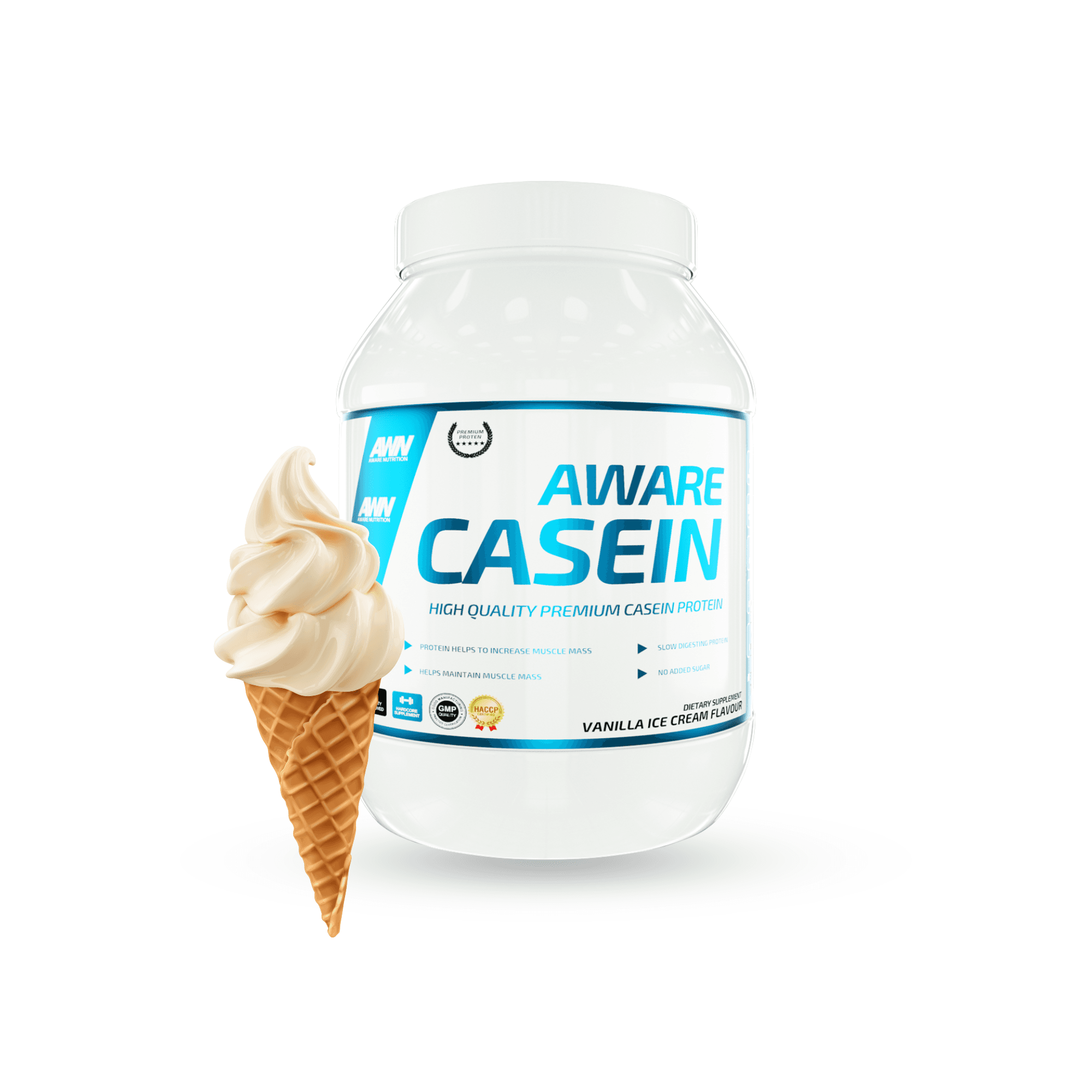 Aware Nutrition Casein Vanilla Ice Cream 750 g 2
