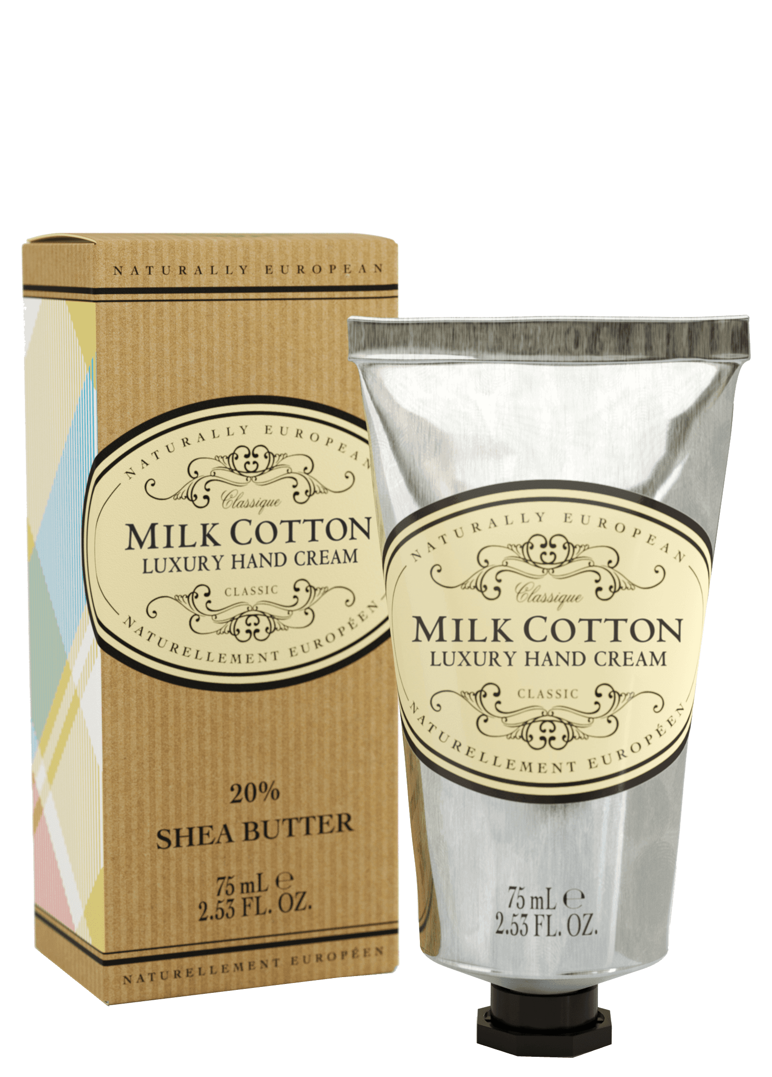 Naturally European Hand Cream Milk Cotton 75 ml