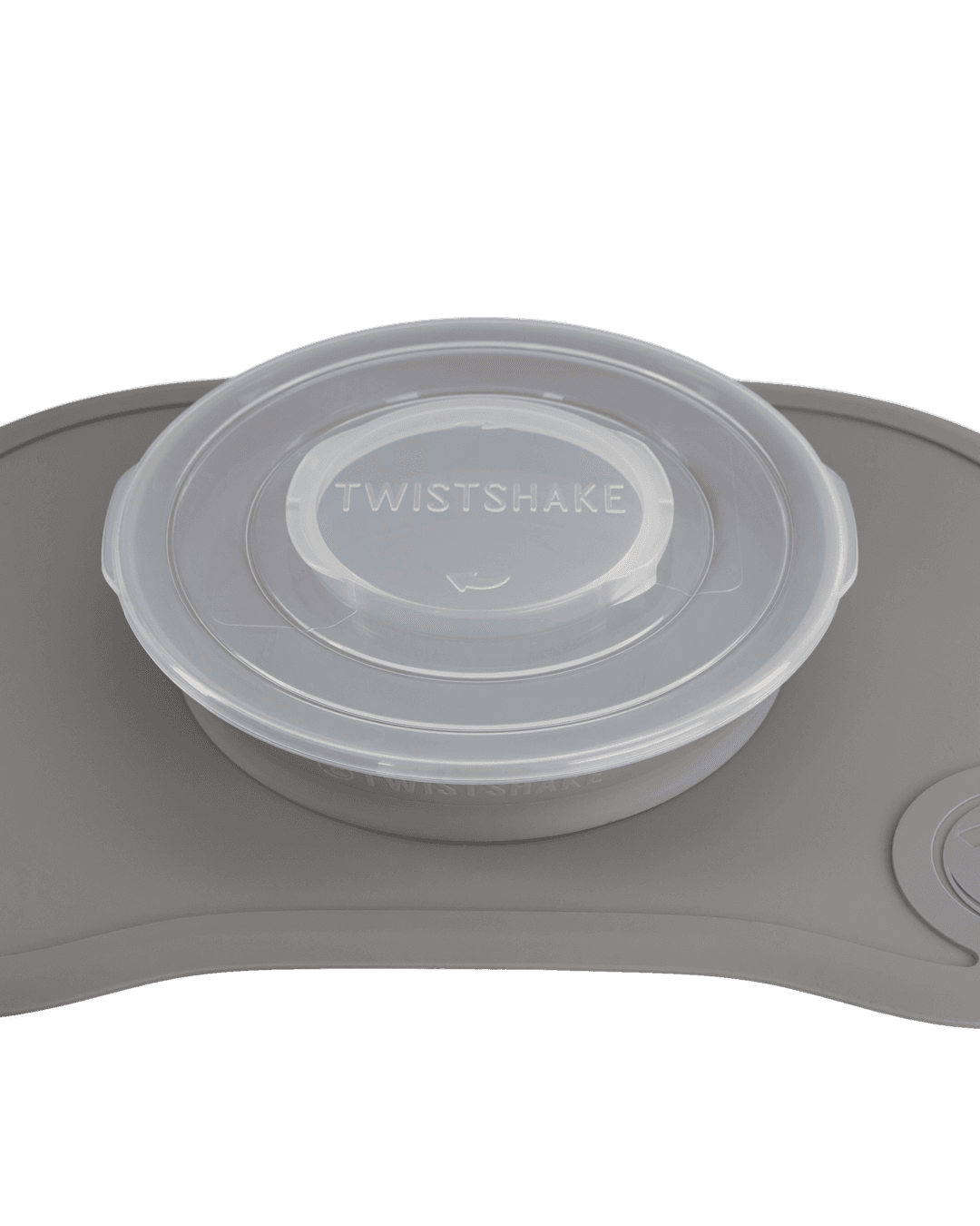 Twistshake Click-Mat +Tallrik 6+M Pastell Grå - produktbild 4