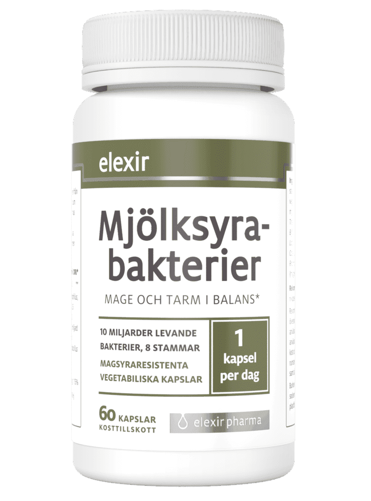 Elexir Pharma Mjölksyrabakterier 60 kapslar