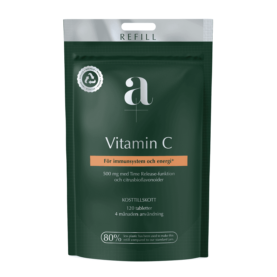 A+ Vitamin C refillpåse 120 tabletter