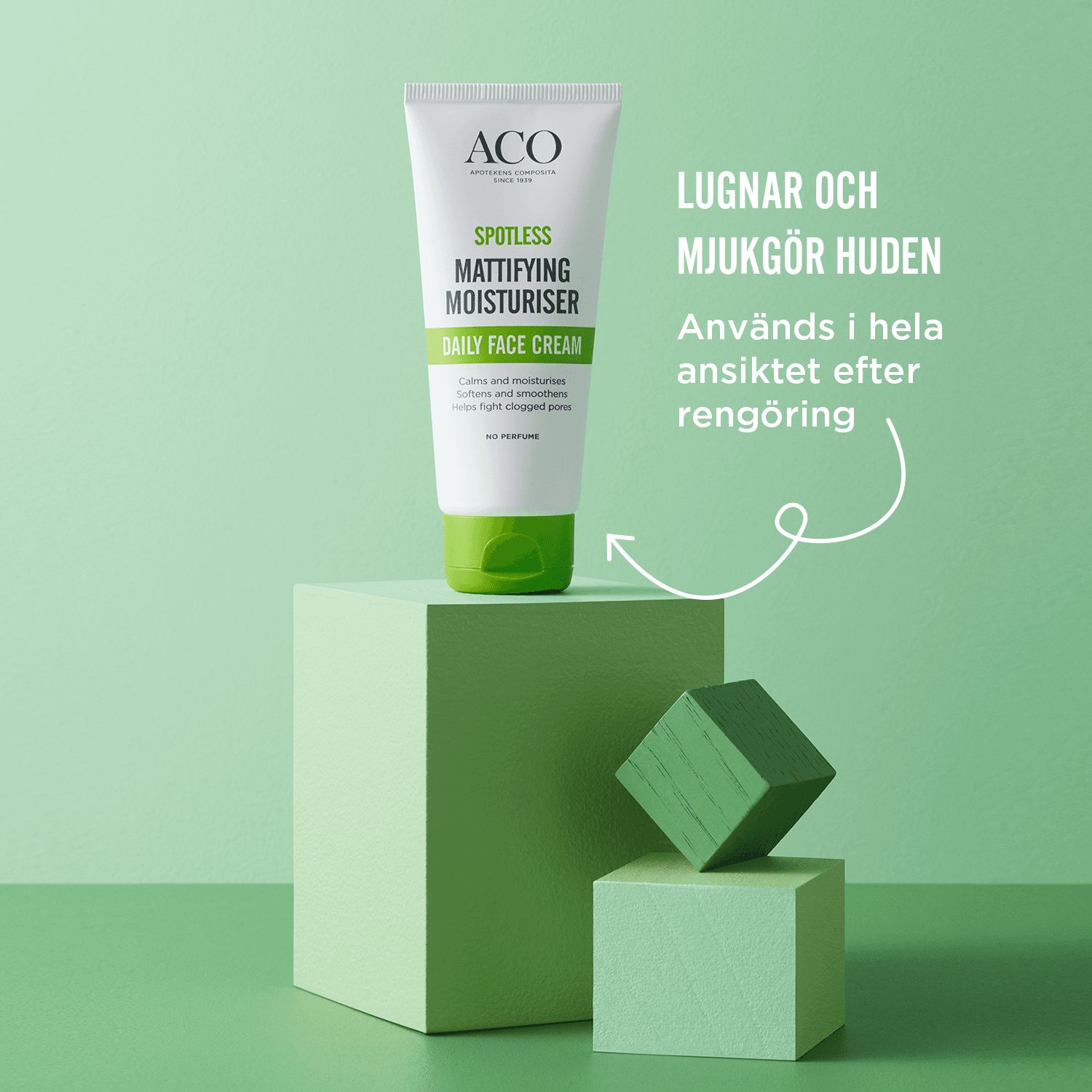 ACO Spotless Daily Face Cream Parfymfri 60 ml - produktbild 2