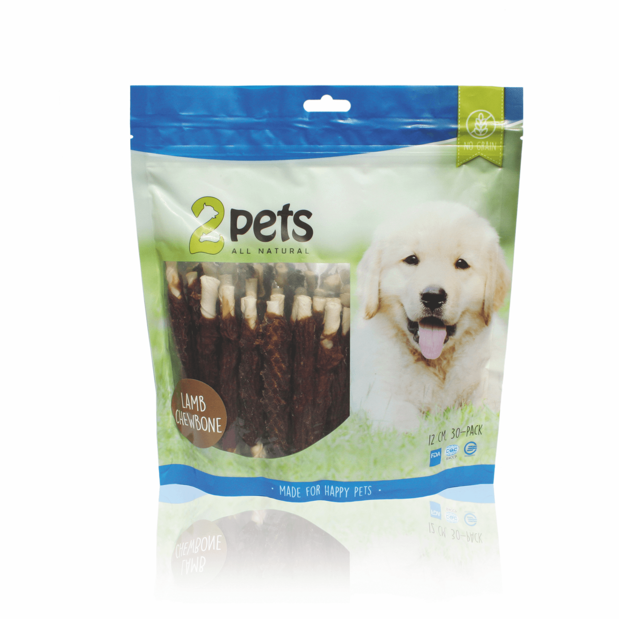 2pets Tuggpinne med Lamm 30-pack 400 g