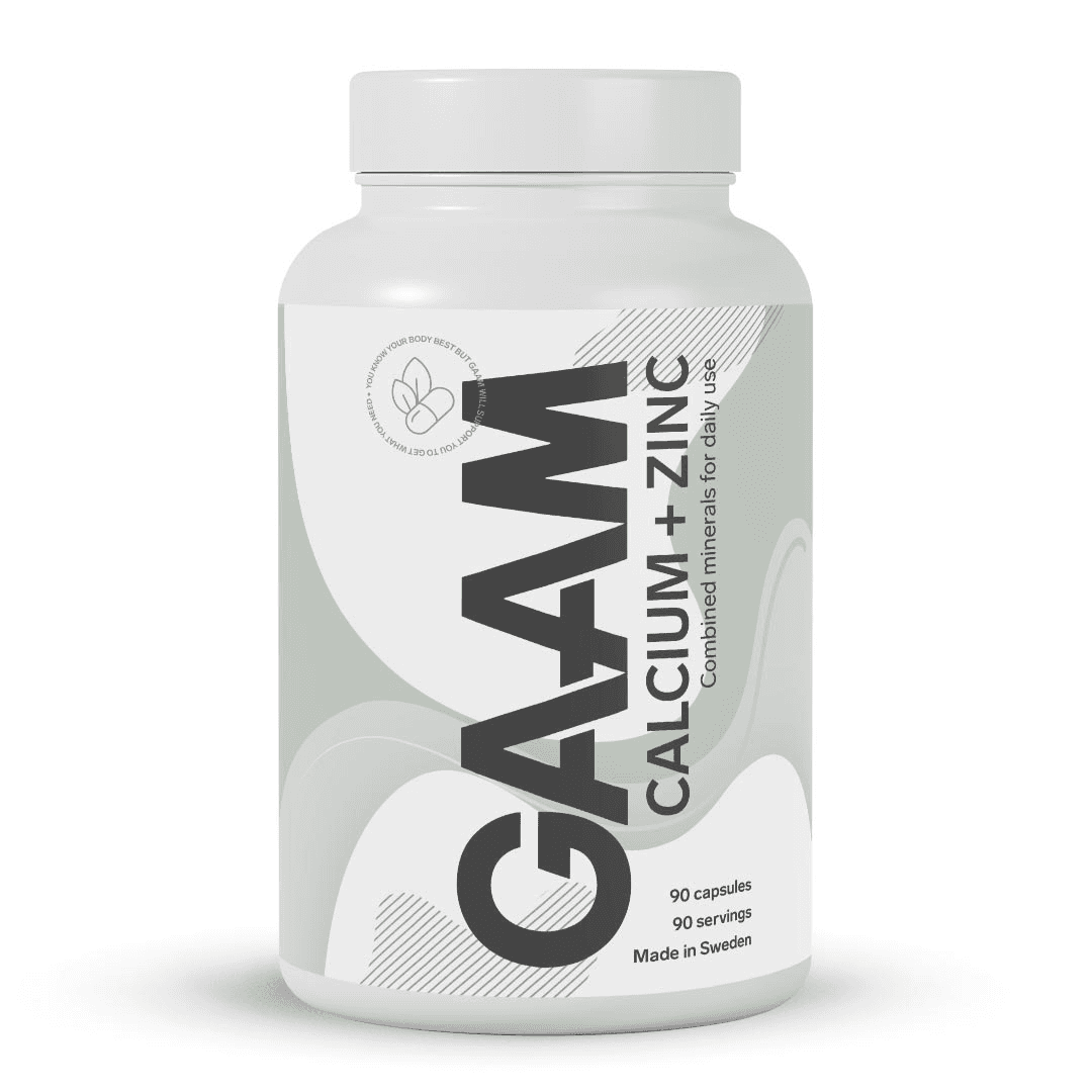 GAAM Calcium + Zinc 90 kapslar