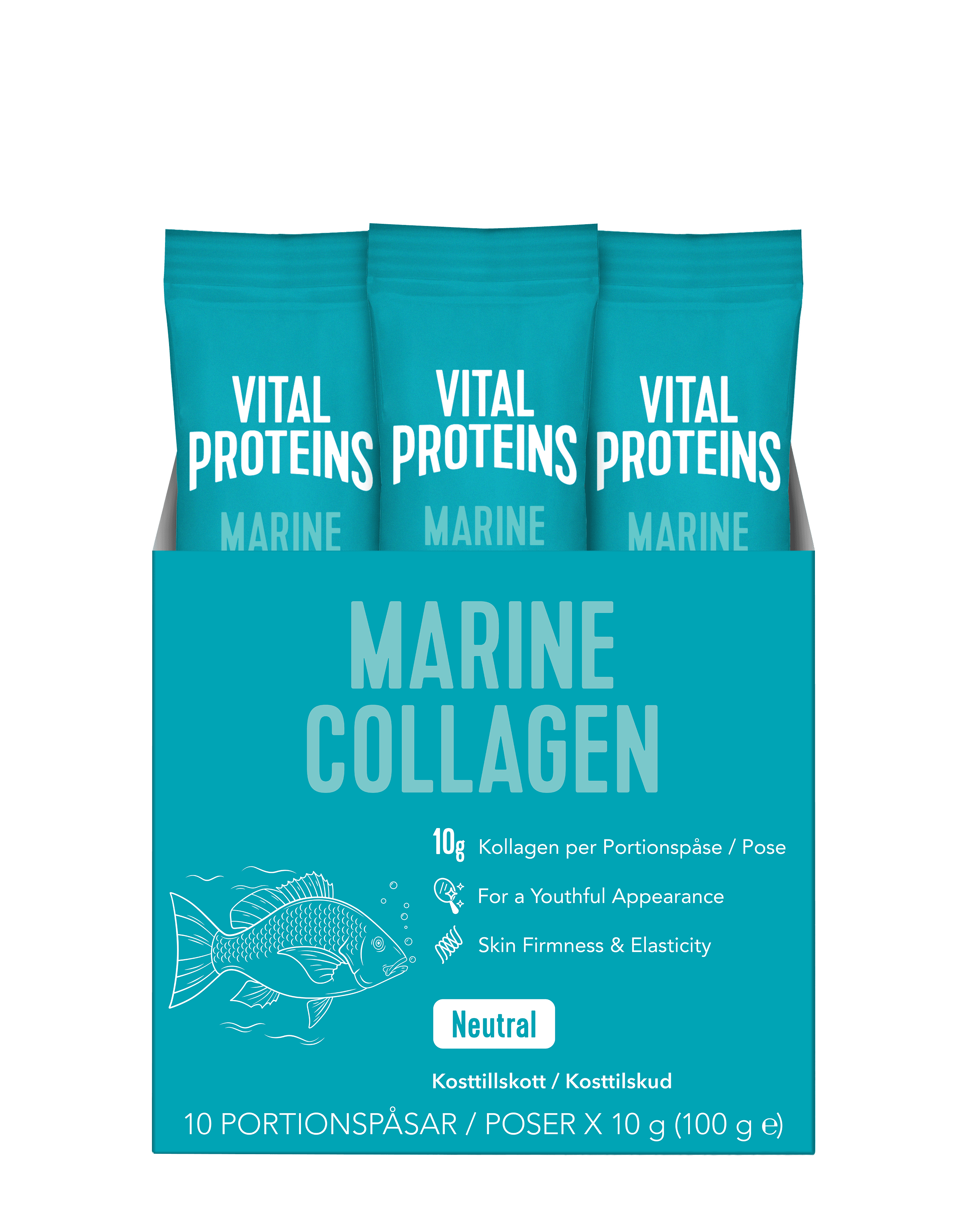 Vital Proteins Marine Collagen Box 10 st x 10 g 2