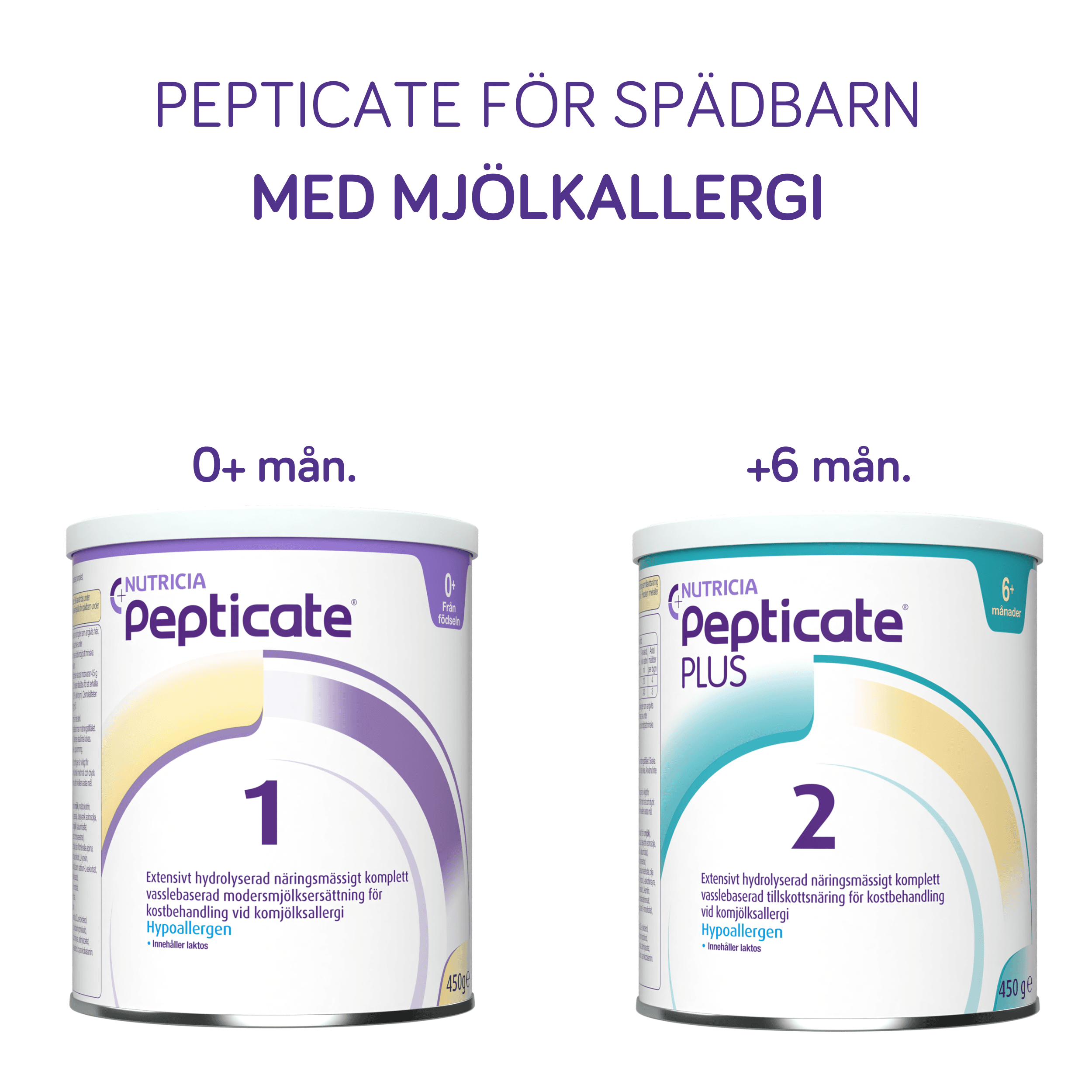 Pepticate 1 Modersmjölksersättning Pulver 450 g 4