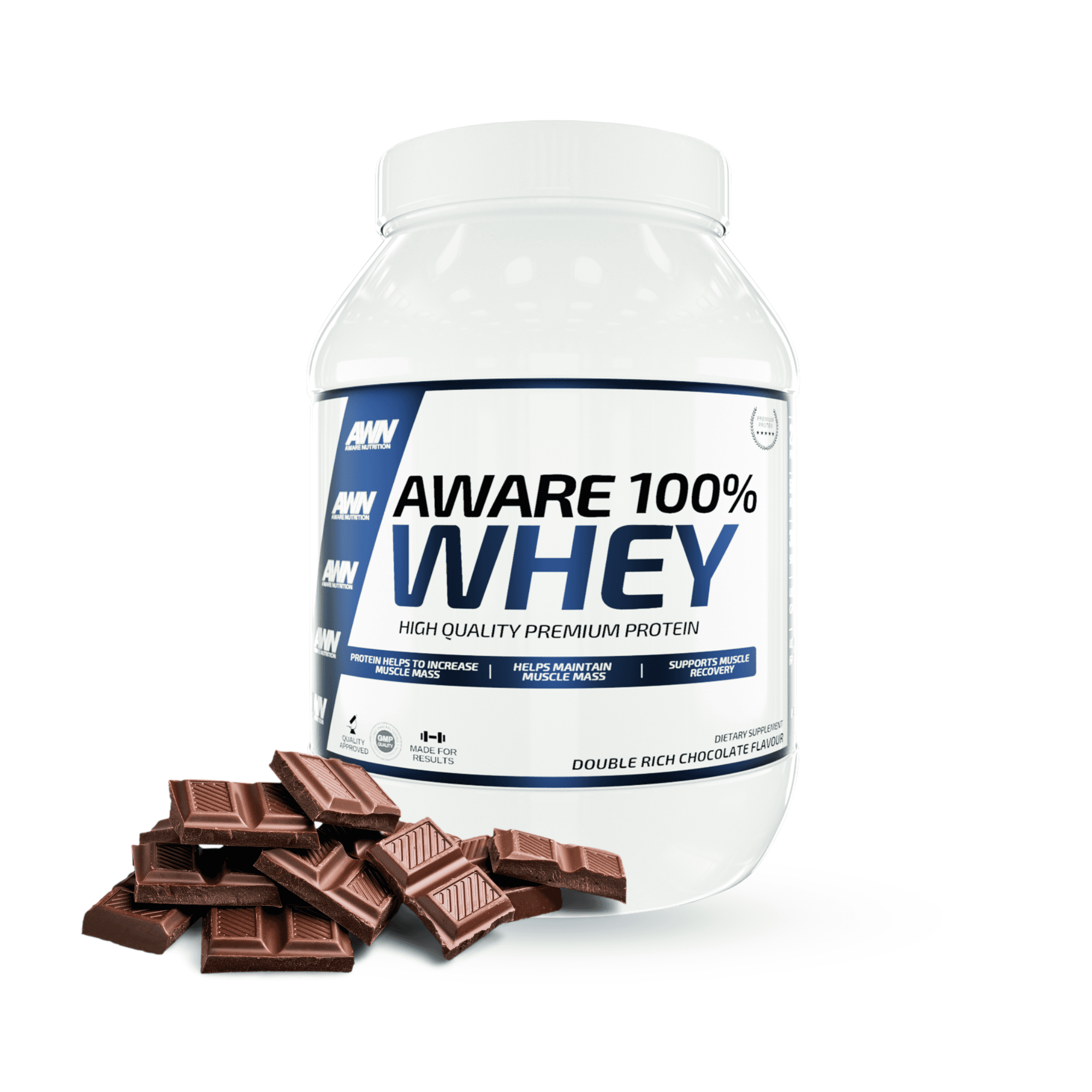 Aware Nutrition Whey Protein 100% Double Rich Chocolate 900 g 2