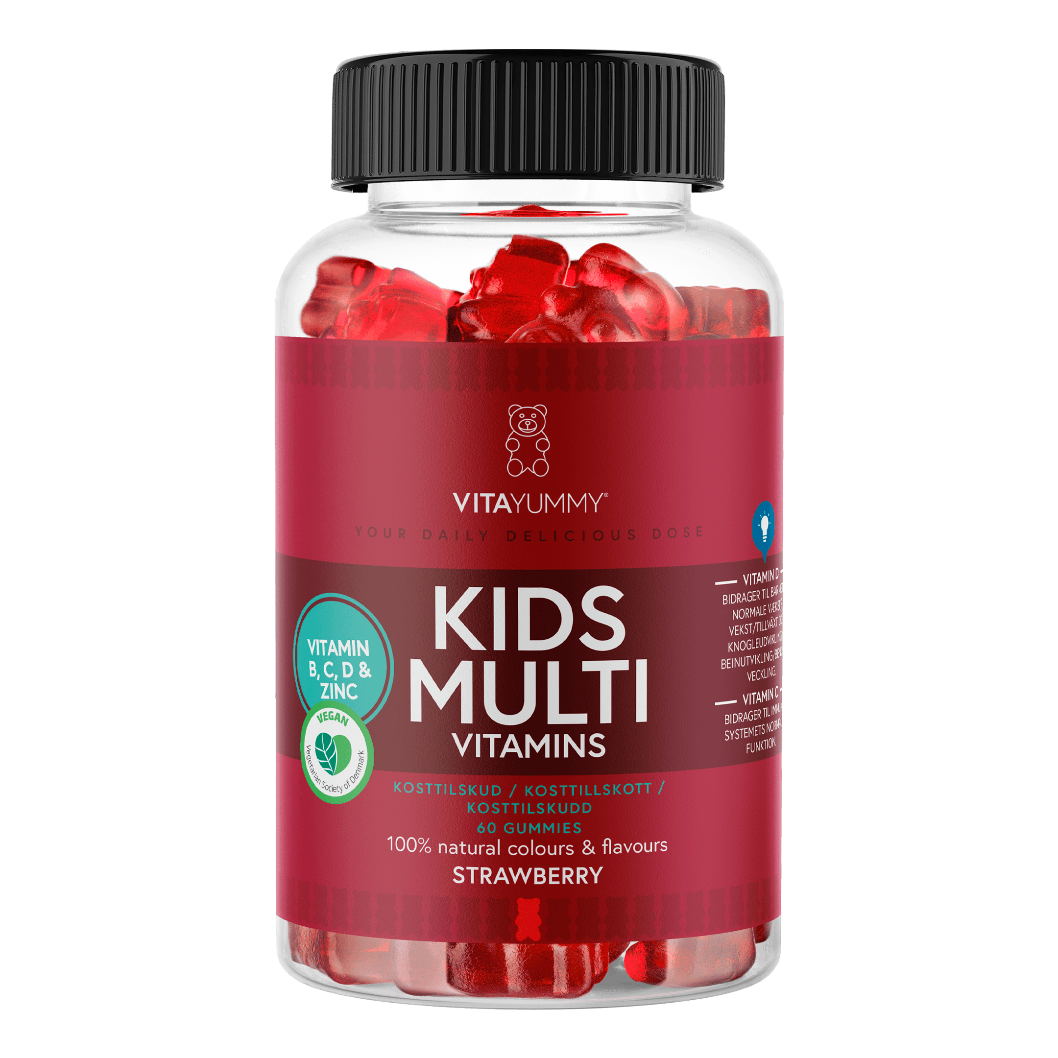 VitaYummy Kids Multivitamins Strawberry 60 gummies