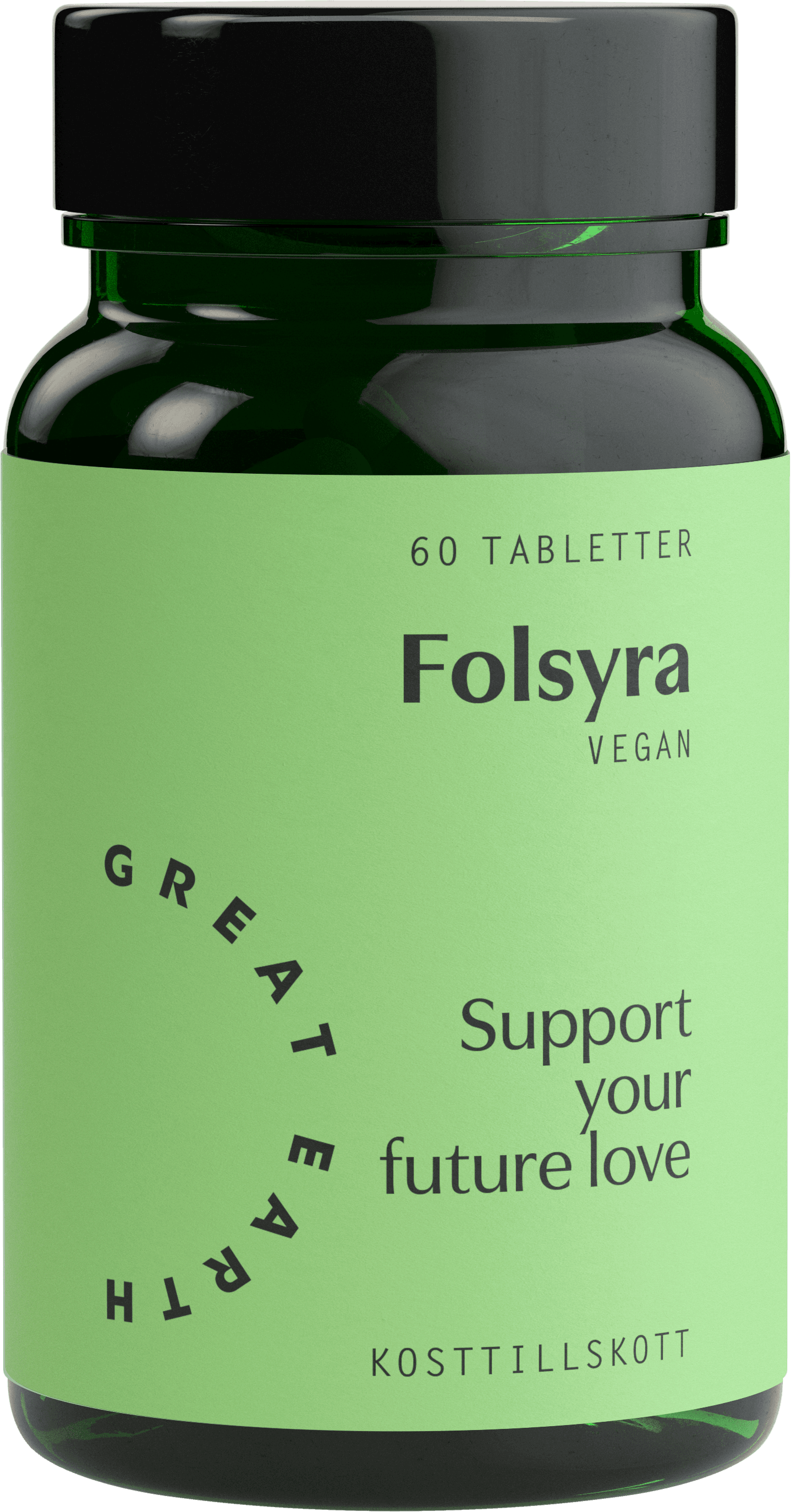 Great Earth Folsyra 400 mcg 60 tabletter