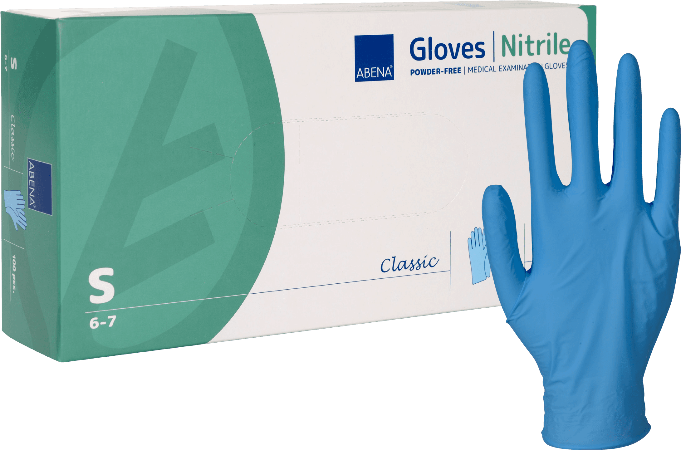 ABENA Classic Nitril Blå S 100-pack