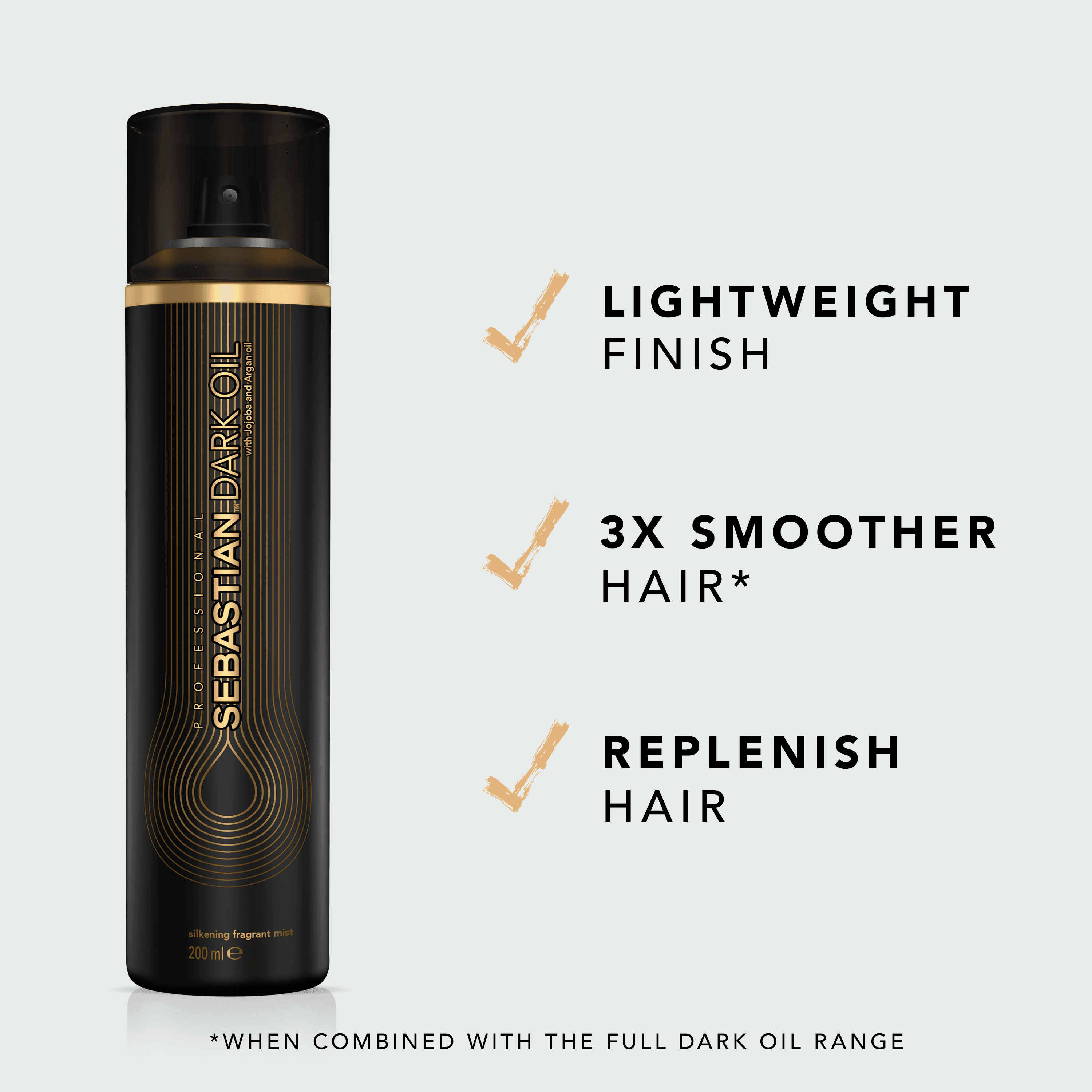 Sebastian Professional Dark Oil Silkening Fragrant Mist 200 ml 2