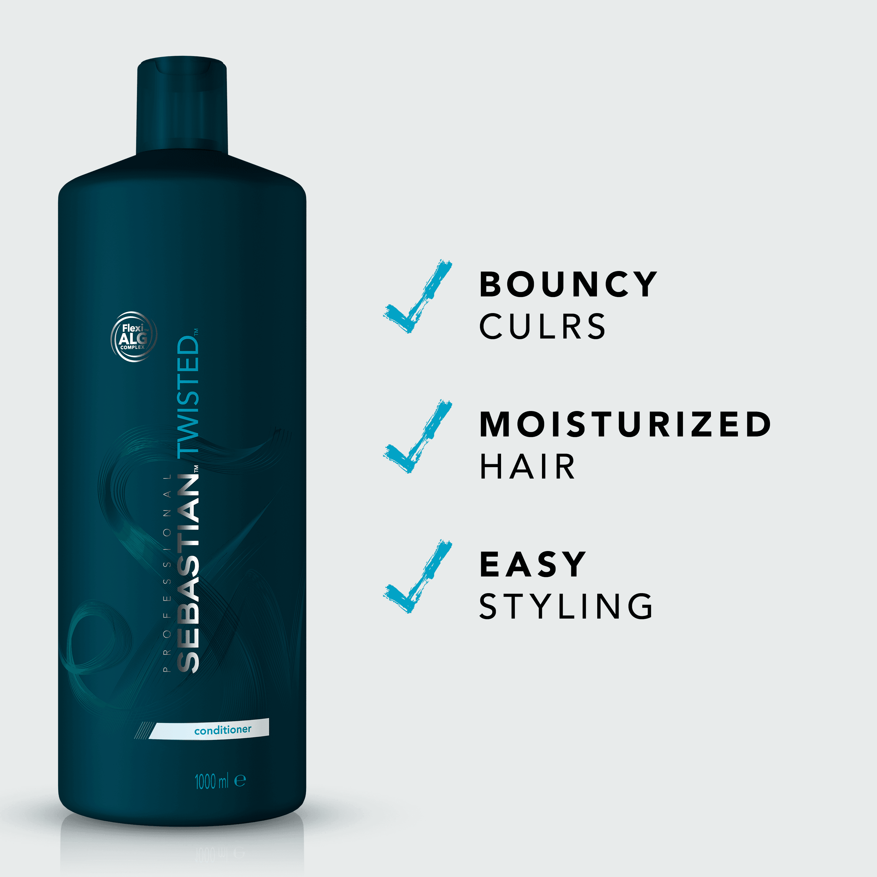 Sebastian Professional Twisted Elastic Detangler Conditioner 1000 ml 2
