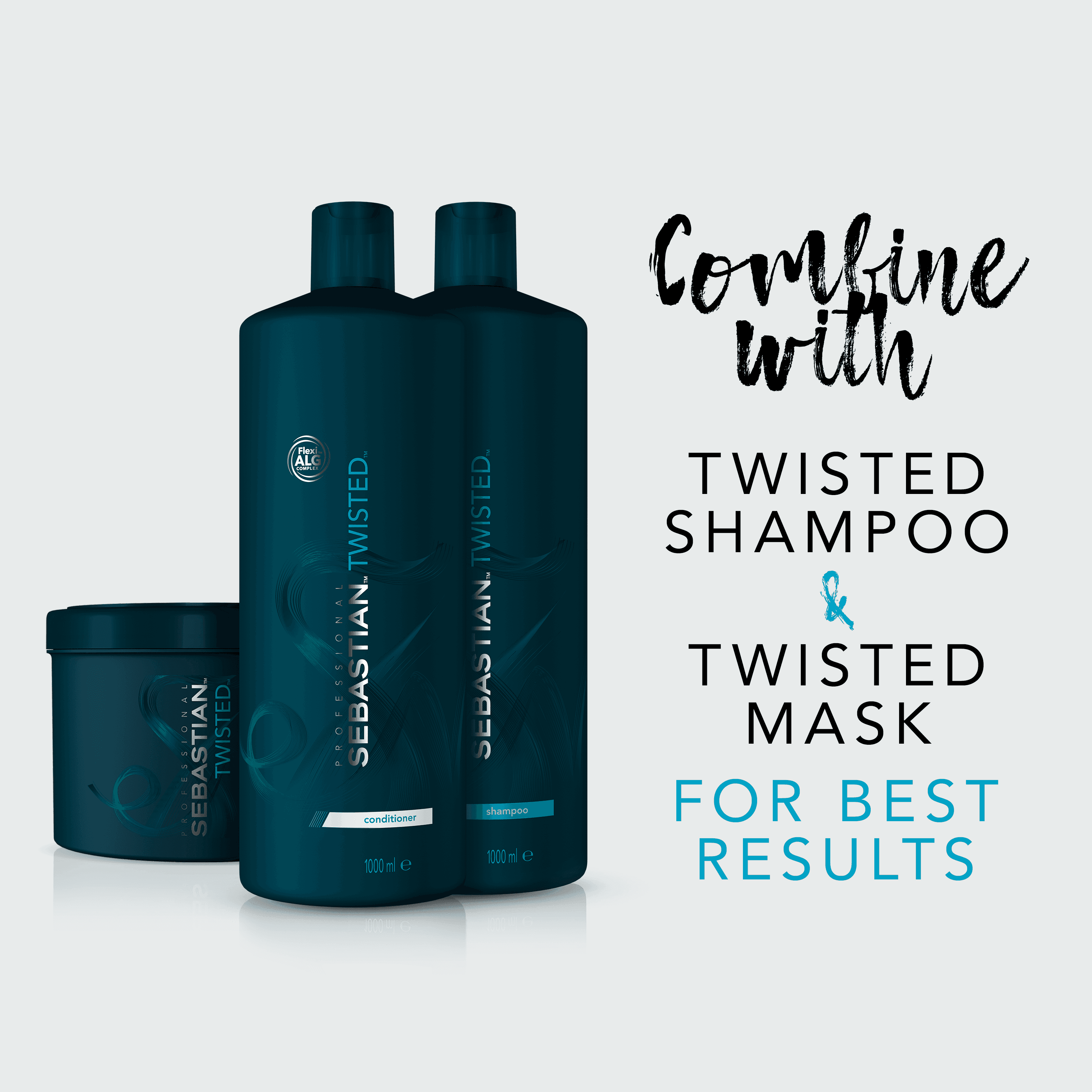 Sebastian Professional Twisted Elastic Detangler Conditioner 1000 ml 4
