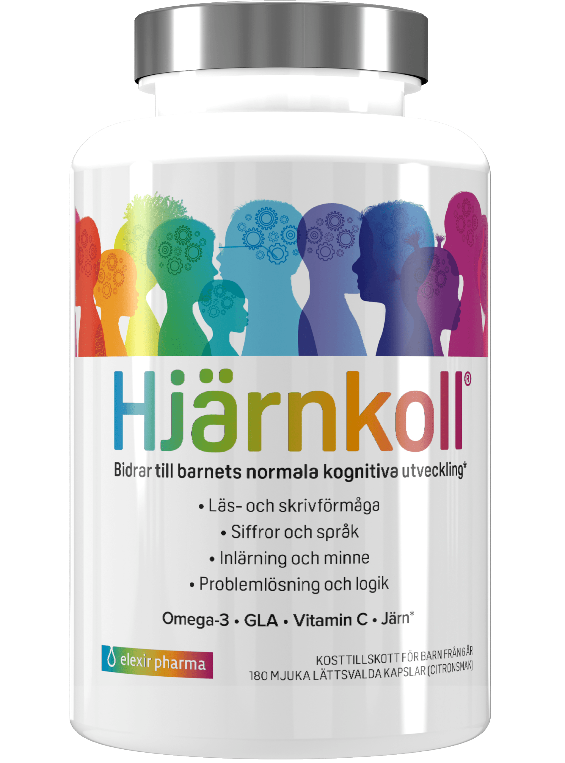 Elexir Pharma Hjärnkoll 180 kapslar