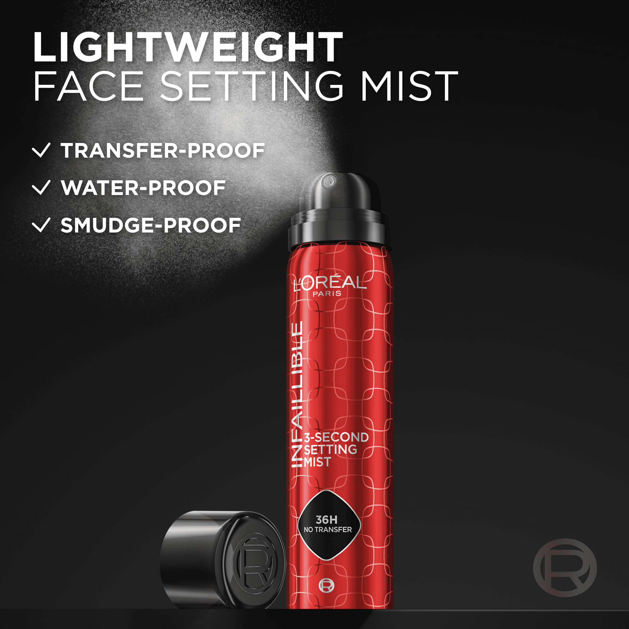 L'Oréal Paris Infaillible 3-Second Setting Mist 75 ml - produktbild 3