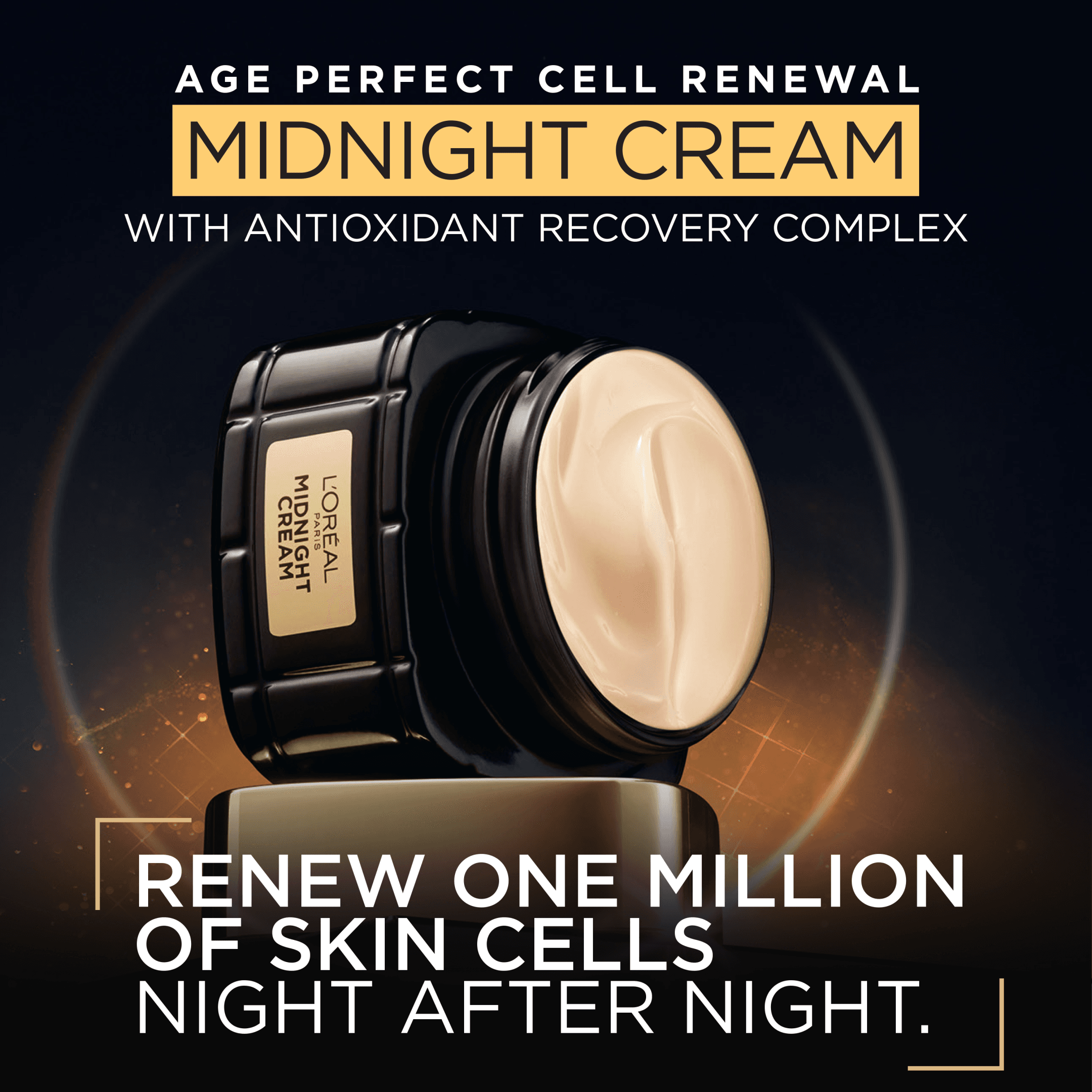 L'Oréal Paris Age Perfect Cell Renewal Midnight Cream  50 ml - produktbild 4