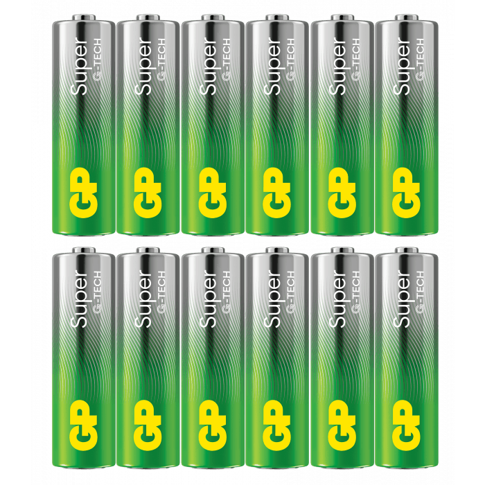 GP Batteries Super Alkaline AA-batteri 15A/LR6 12-pack 3