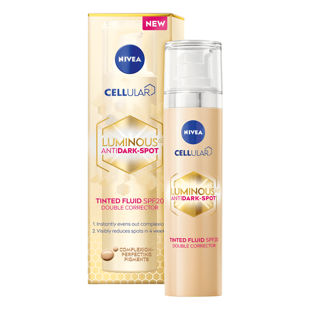 NIVEA Cellular Luminous 630 Anti Dark-Spot Tinted Fluid 40 ml - produktbild 2