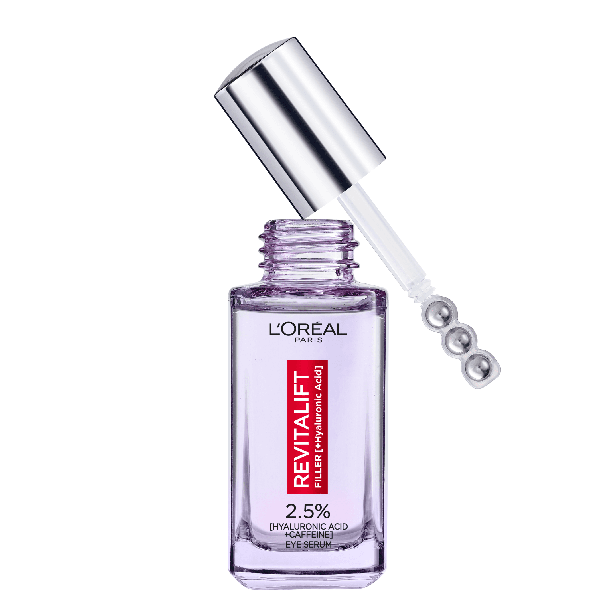L'Oréal Paris Revitalift Filler 2.5% Hyaluronic Acid+Caffeine Eye Serum 20ml - produktbild 2