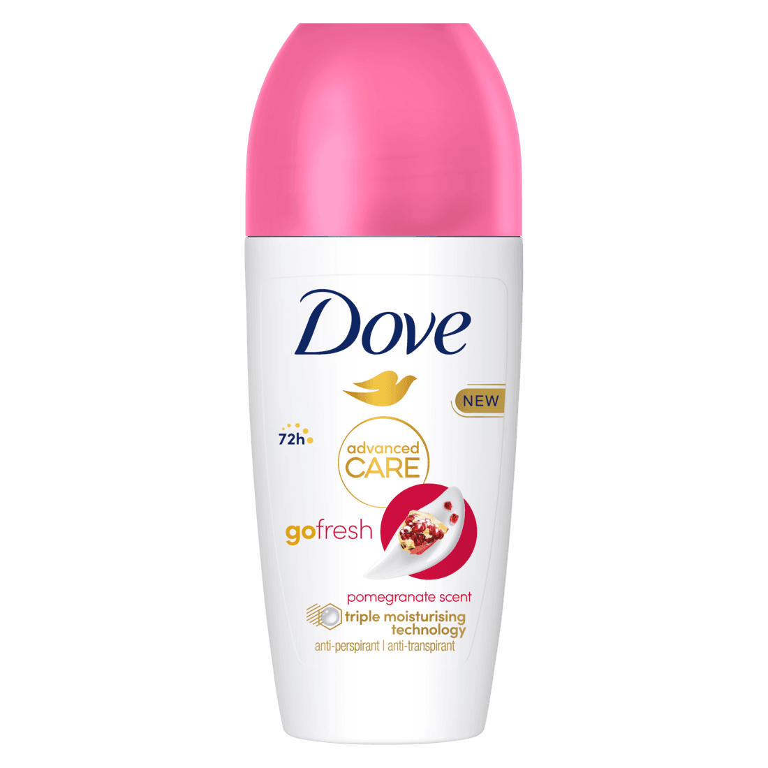Dove 72h Advanced Care Go Fresh Pomegranate & Lemon Verbena Roll-On 50 ml