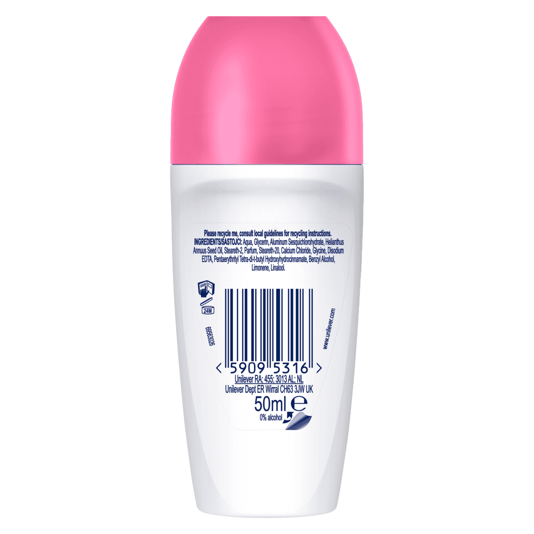 Dove 72h Advanced Care Go Fresh Pomegranate & Lemon Verbena Roll-On 50 ml - produktbild 2