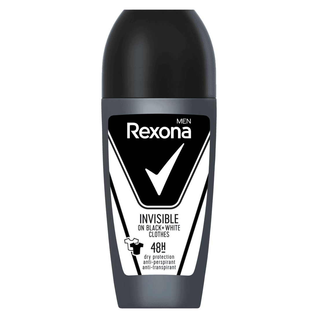 Rexona Men 48h Invisible black + white roll-on 50 ml