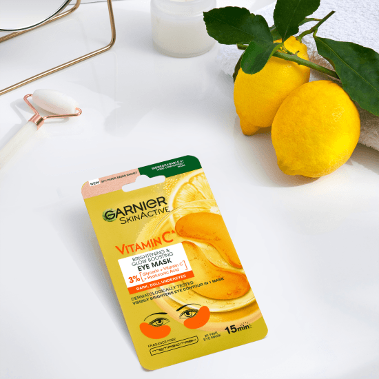 Garnier SkinActive Vitamin C* Brightening & Glow Boosting Ögonmasker 5 g - produktbild 2