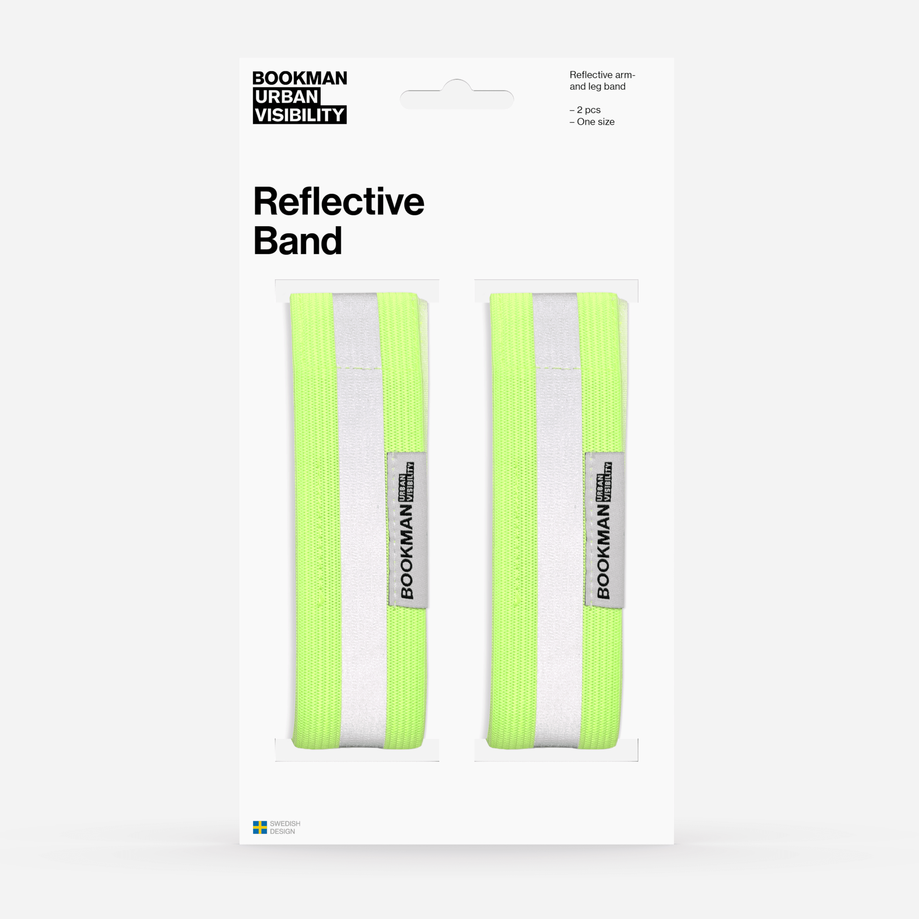 Bookman Urban Visibility Reflective Band Fluorescent Yellow 2