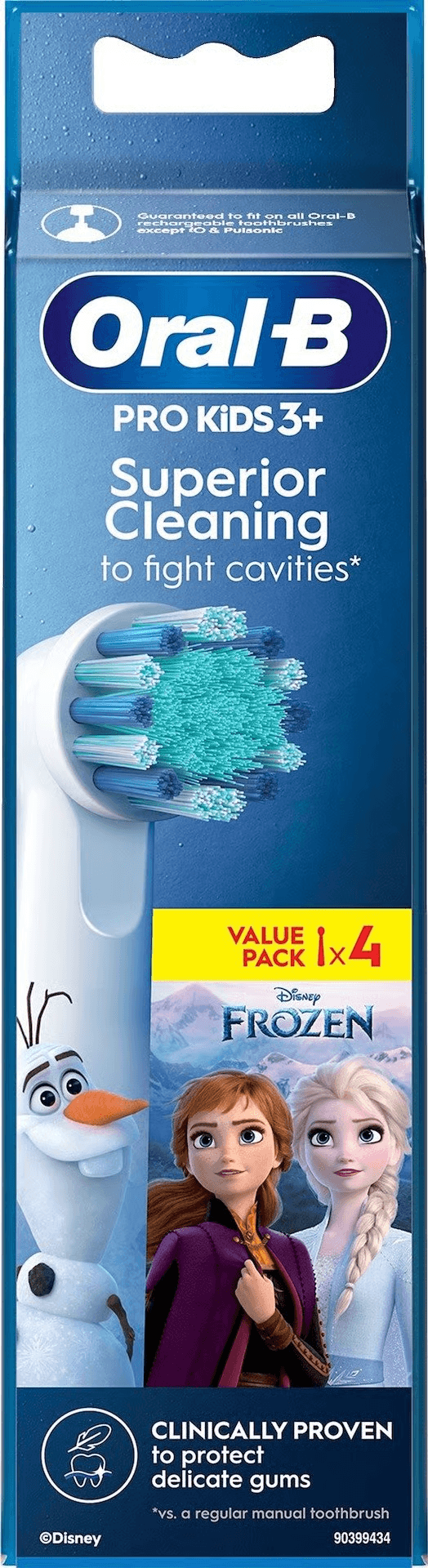 Oral-B Pro Kids Borsthuvuden Disney Frost Refill 4 st - produktbild 2