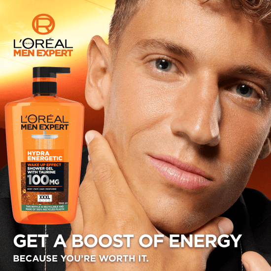 L'Oréal Paris Men Expert Hydra Energetic Shower Gel 1000 ml 2