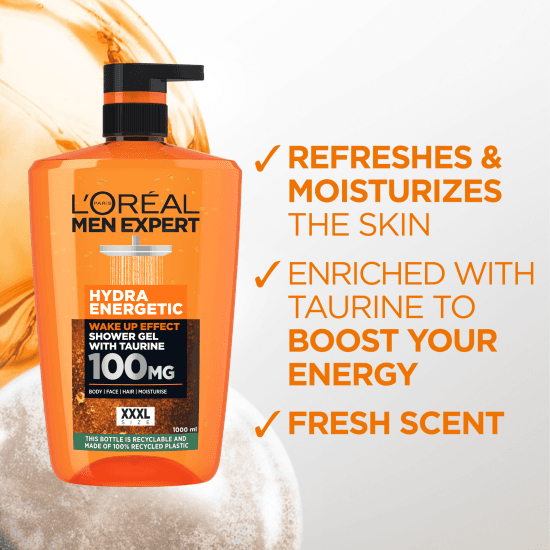 L'Oréal Paris Men Expert Hydra Energetic Shower Gel 1000 ml 3