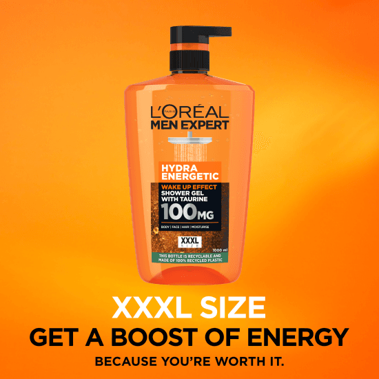 L'Oréal Paris Men Expert Hydra Energetic Shower Gel 1000 ml 4