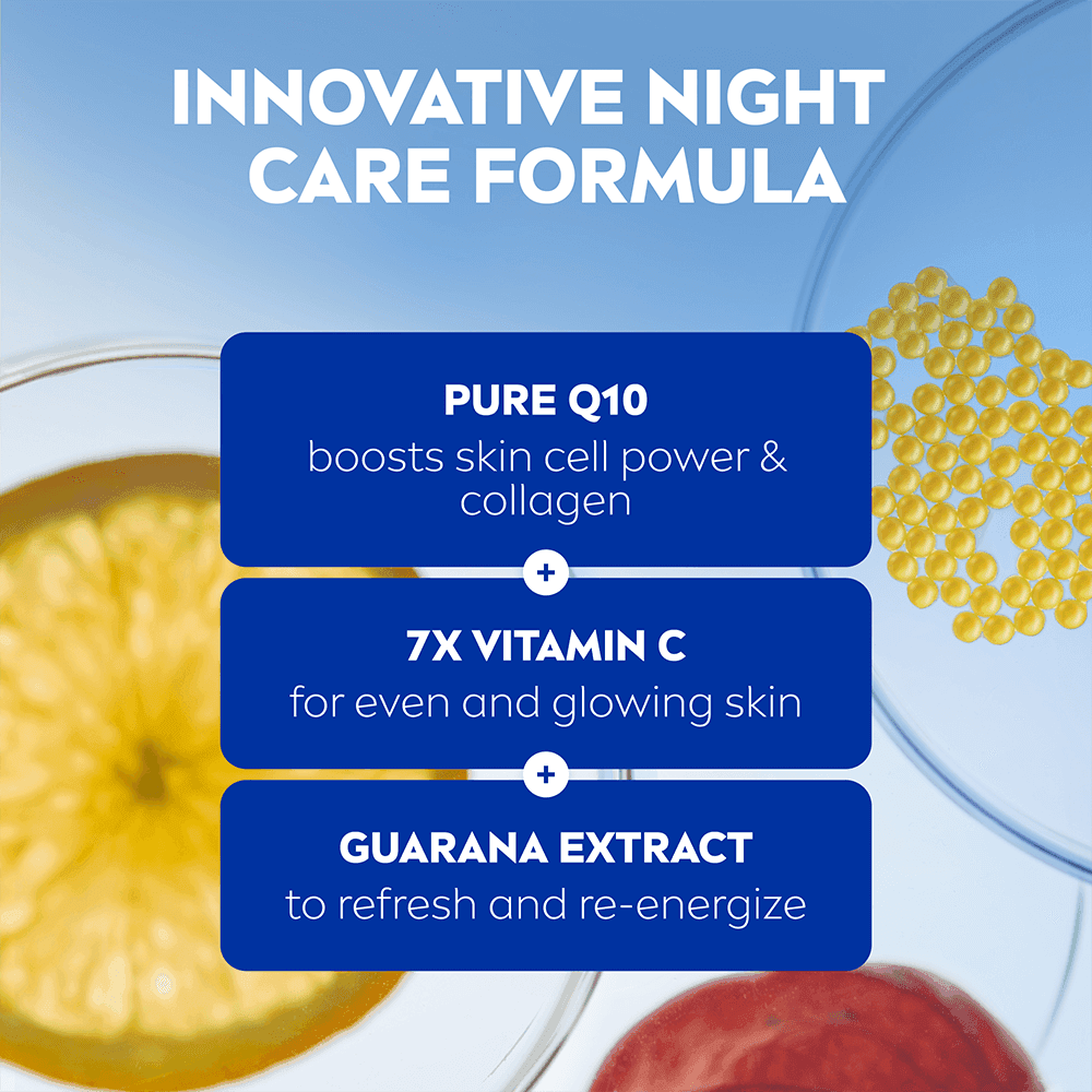 NIVEA Q10 Energy Recharging Night Cream 50 ml - produktbild 4