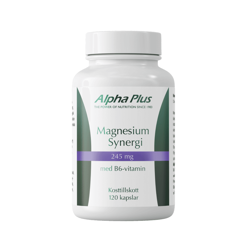 Alpha Plus Magnesium Synergi 120 kapslar