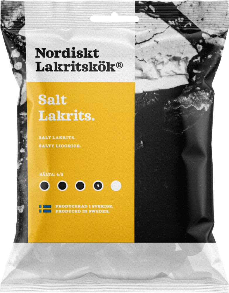 Nordiskt Lakritskök Salt 120 g