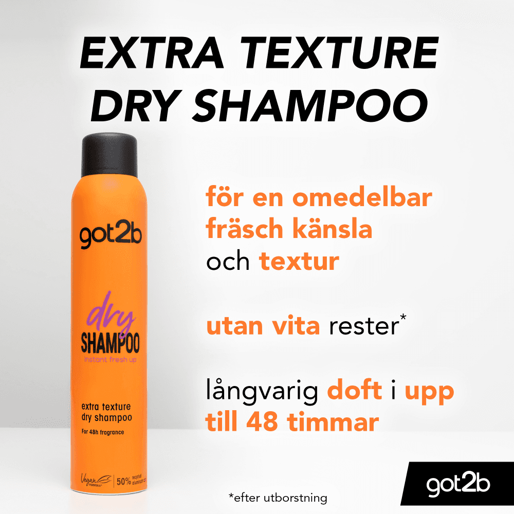 Got2b Dry Schampoo Extra Texure 200 ml 2