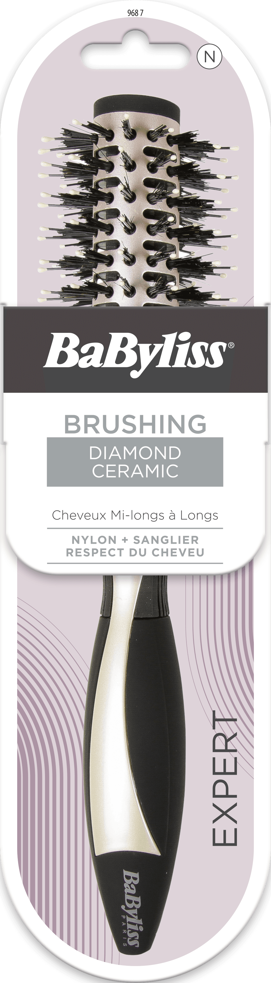 BaByliss Keramisk Vildsvinsfönborste 24 mm