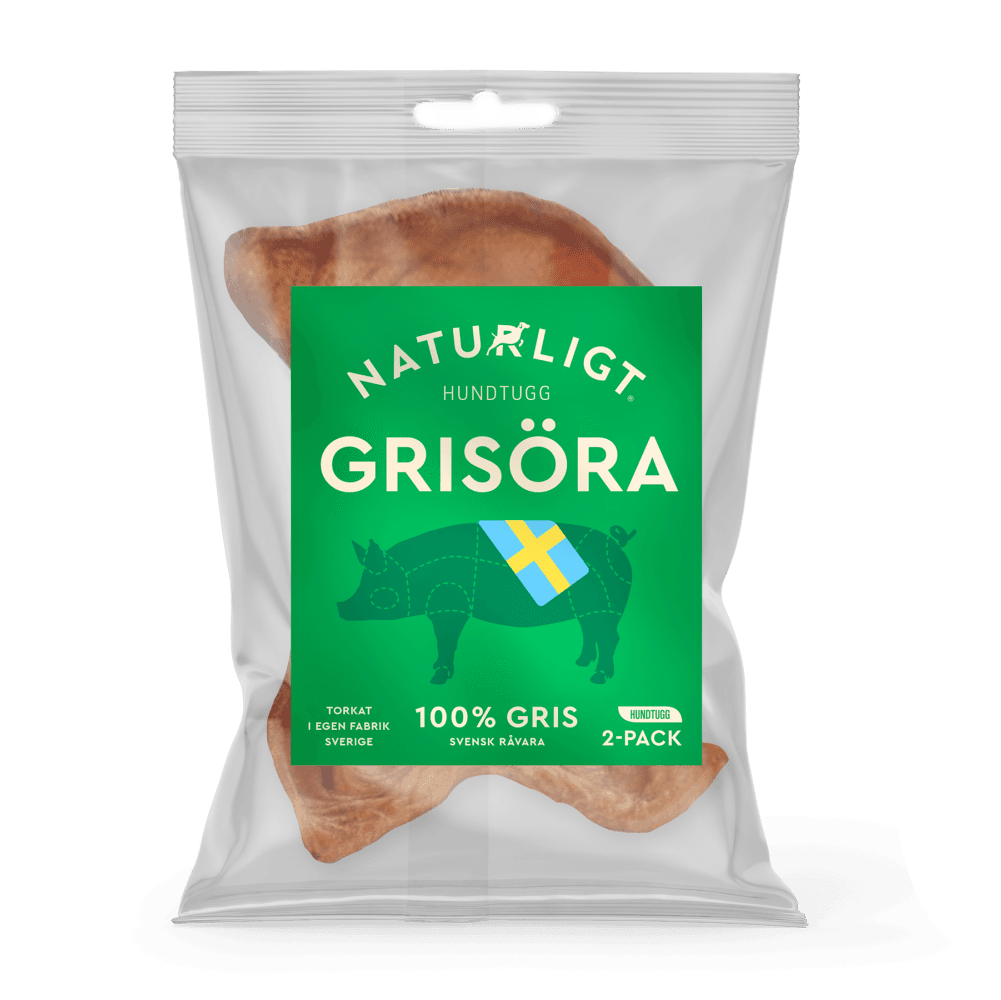 Naturligt Grisöron 2-pack
