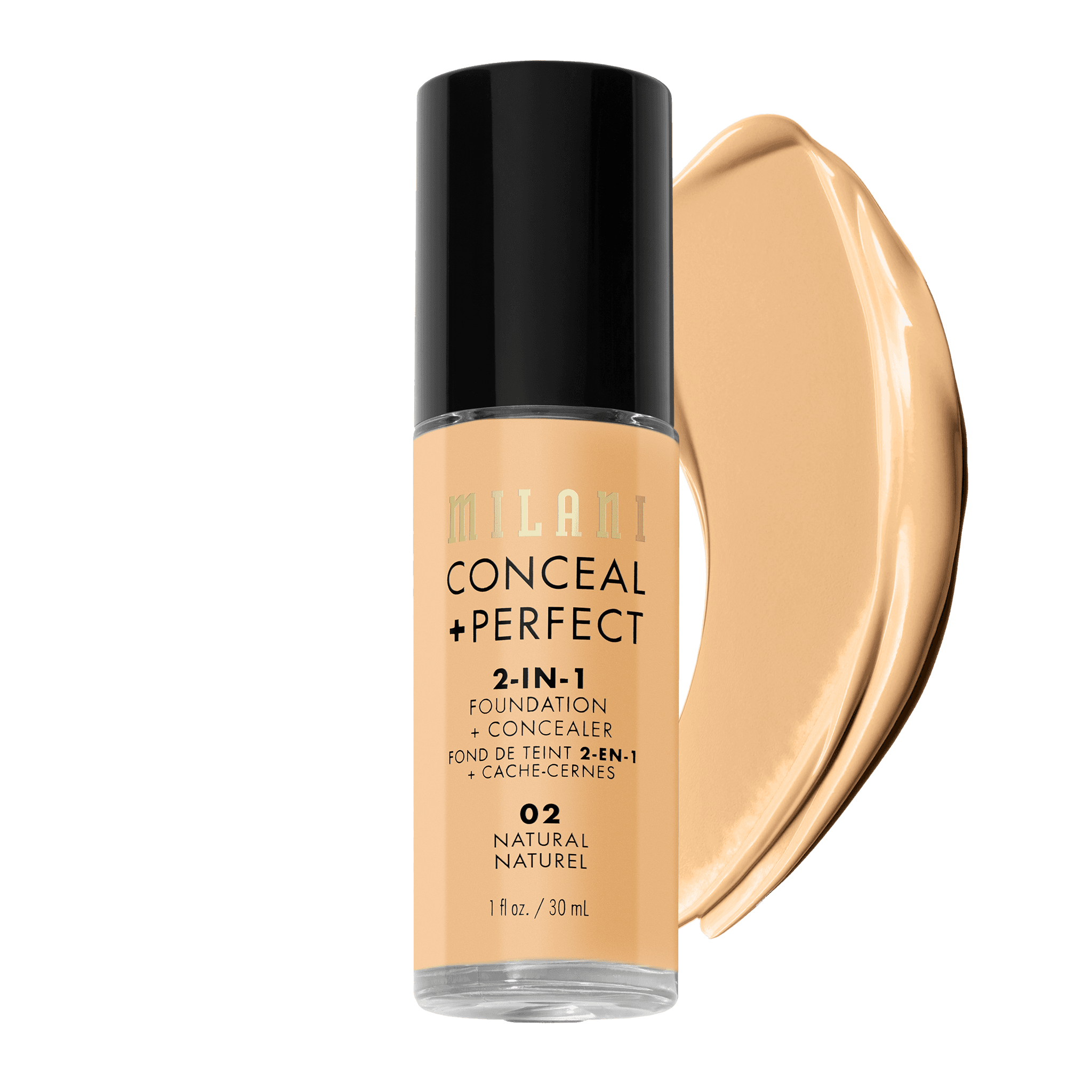 Milani Conceal + Perfect 2-in-1 Foundation + Concealer Natural 30 ml