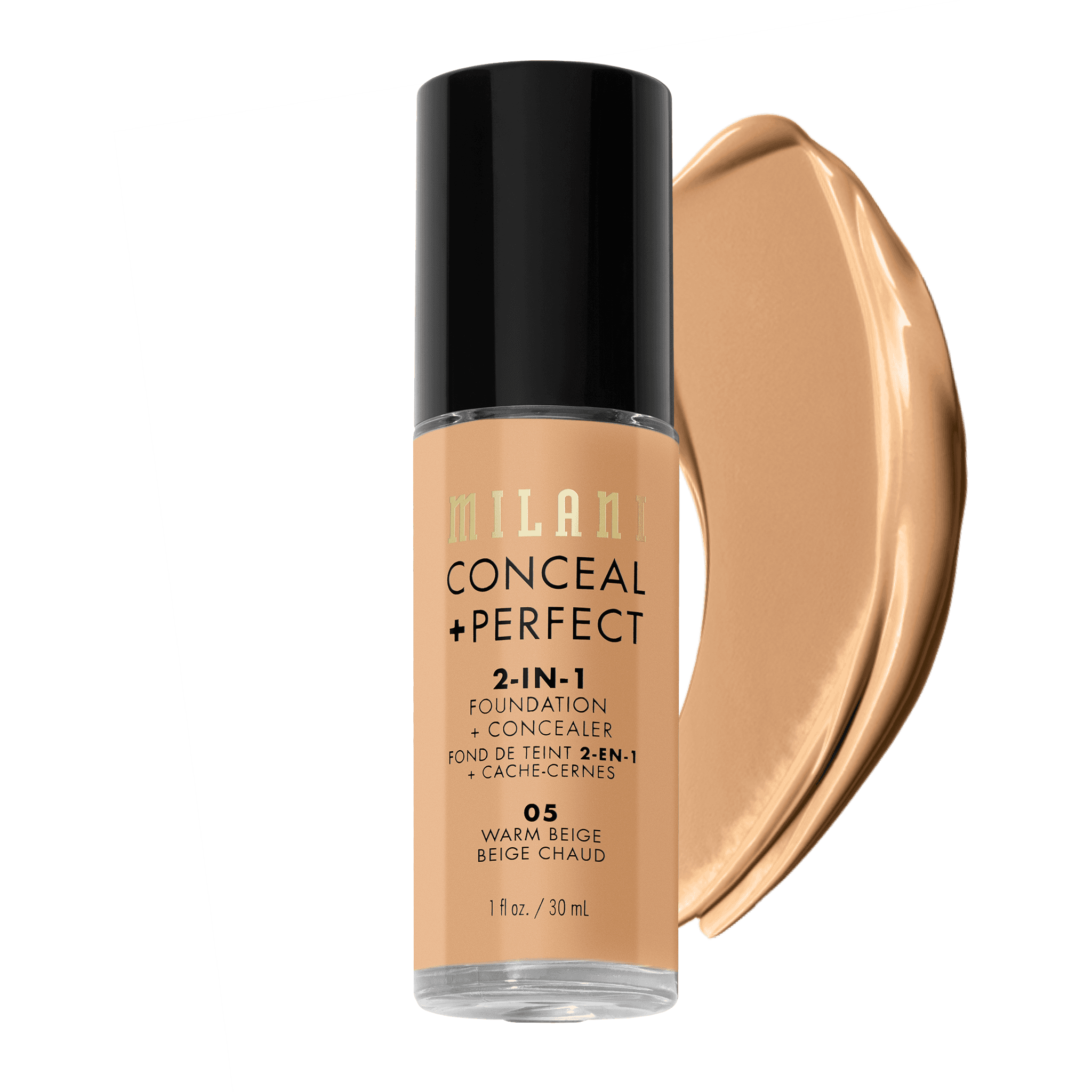 Milani Conceal + Perfect 2-in-1 Foundation + Concealer Warm Beige 30 ml