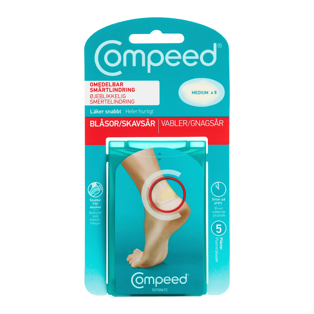 Compeed Blåsor/Skavsår medium 5 st