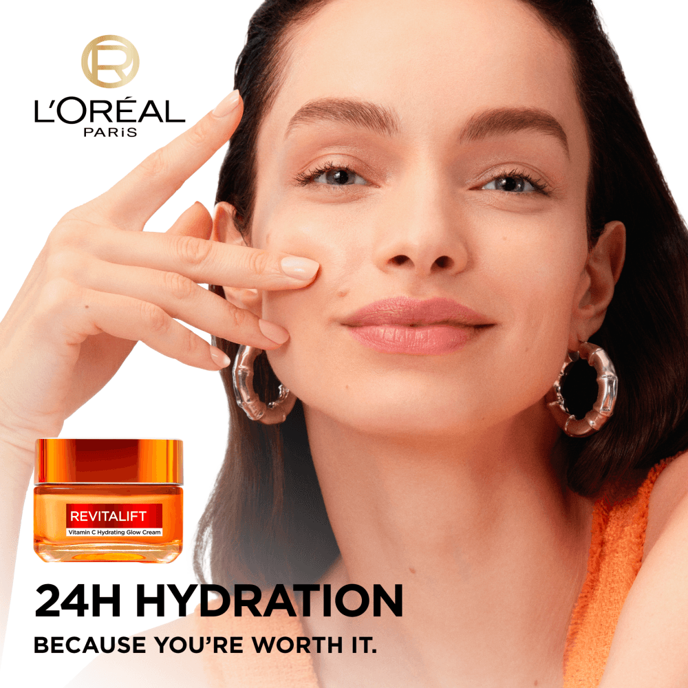 L'Oréal Paris Revitalift Clinical Vitamin C Hydrating Glow Cream dagkräm 50 ml - produktbild 3