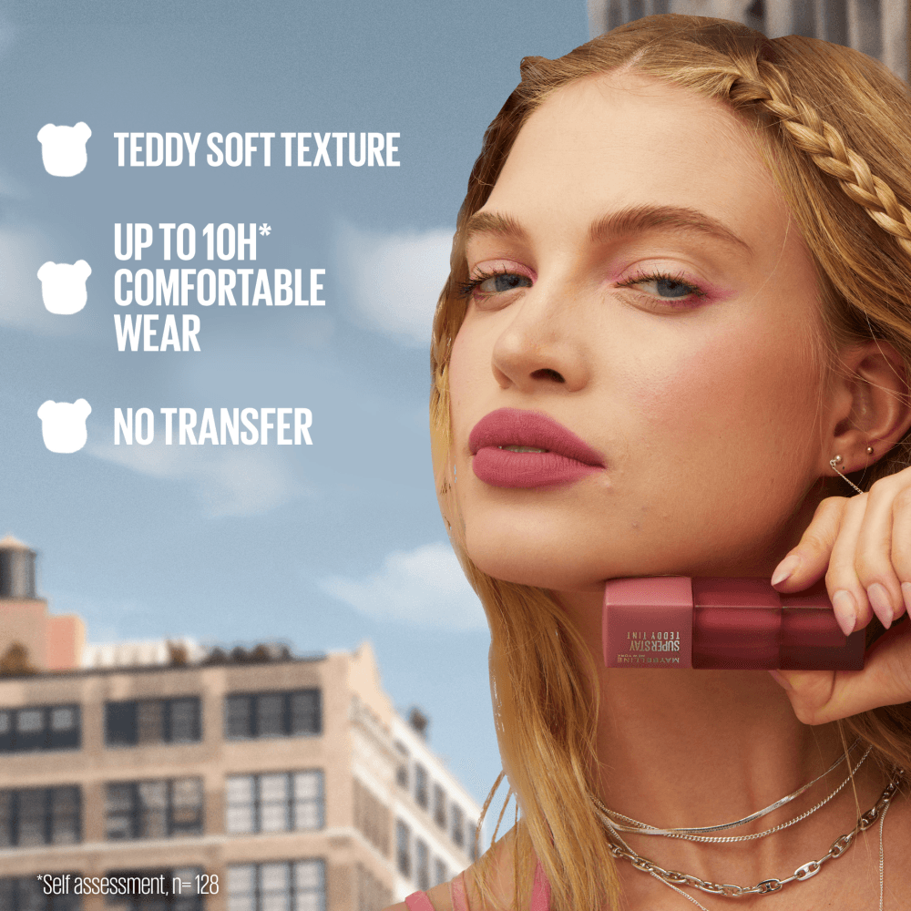 Maybelline New York Superstay Teddy Tint Läppstift 25 Baby Tee 5 ml - produktbild 3