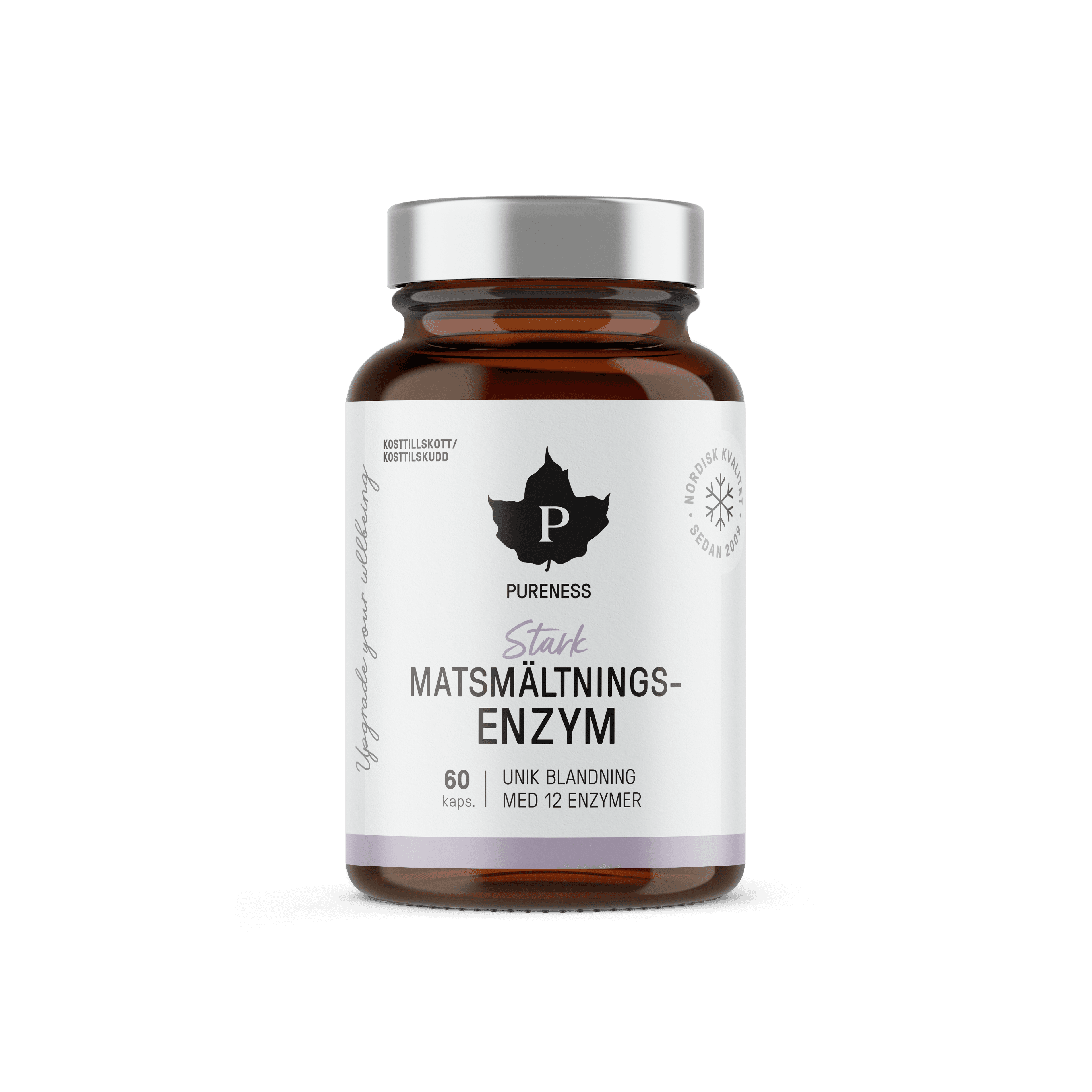 Pureness Starkt matsmältningsenzym 60 kapslar