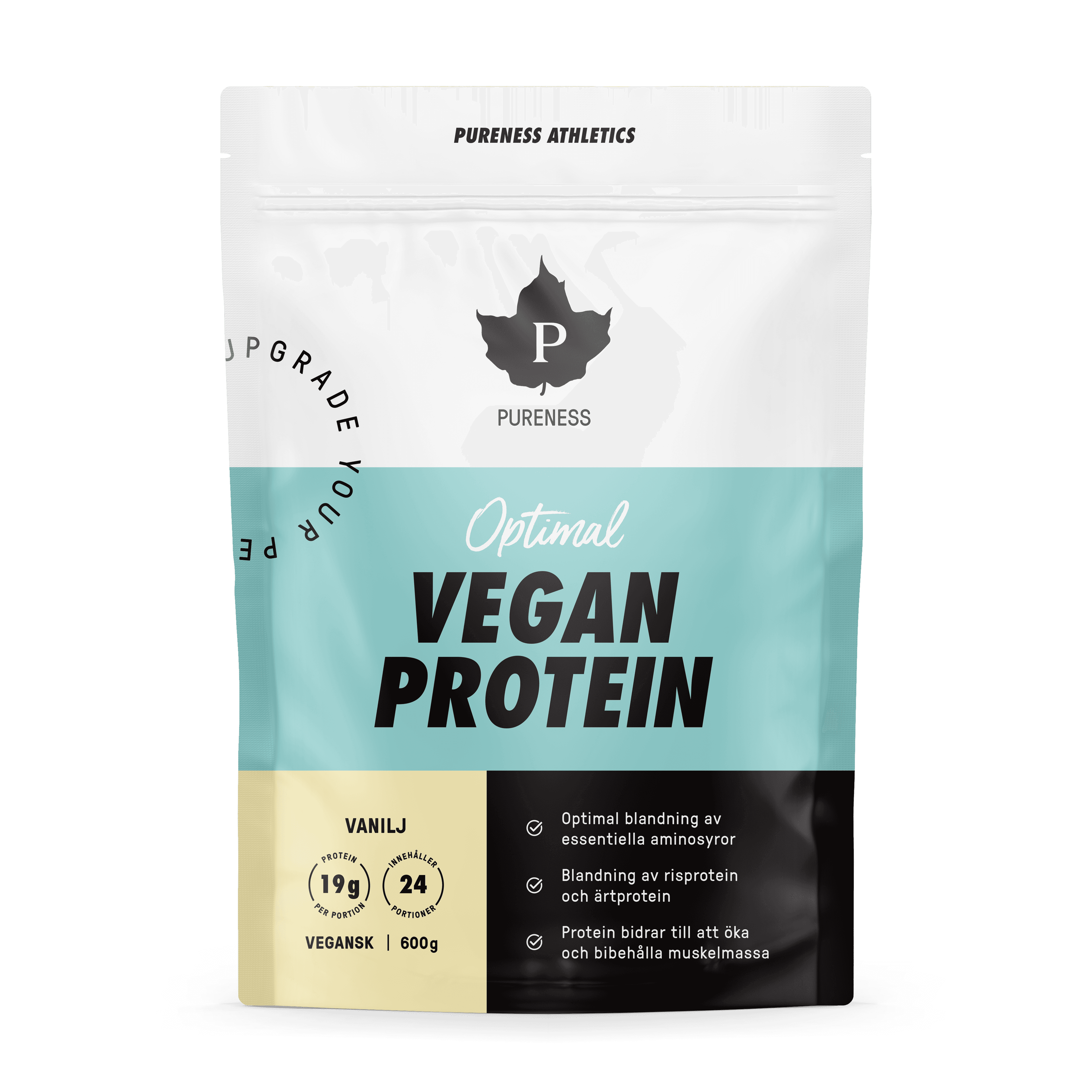 Pureness Athletics Optimal Vegan Protein Vanilj 600 g